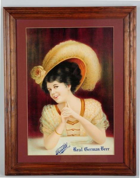 TOSETTI REAL GERMAN BEER LITHOGRAPH.              