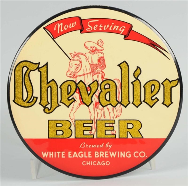 CHEVALIER BEER CELLULOID BUTTON SIGN.             