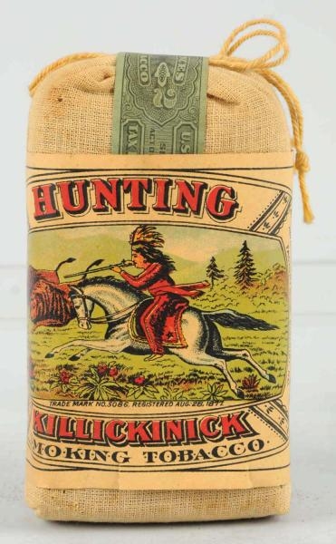 HUNTING CLOTH TOBACCO POUCH.                      