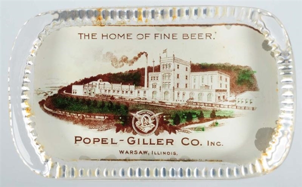 POPEL-GILLER COMPANY PAPERWEIGHT.                 