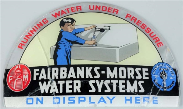 FAIRBANKS MORSE WATER SYSTEMS REVERSE GLASS LENS. 