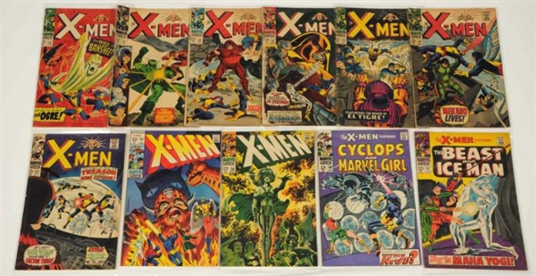 LOT OF 11: X-MEN COMIC BOOKS.                     