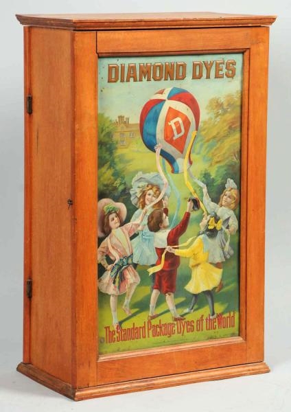 SMALL DIAMOND DYES CABINET.                       