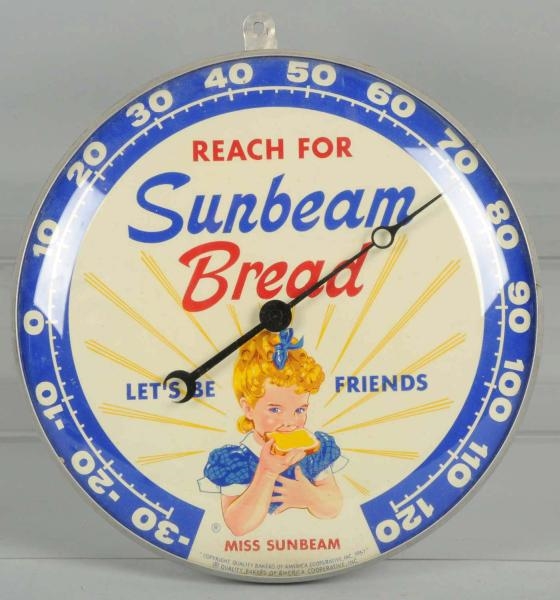 1957 SUNBEAM BREAD DIAL THERMOMETER.              