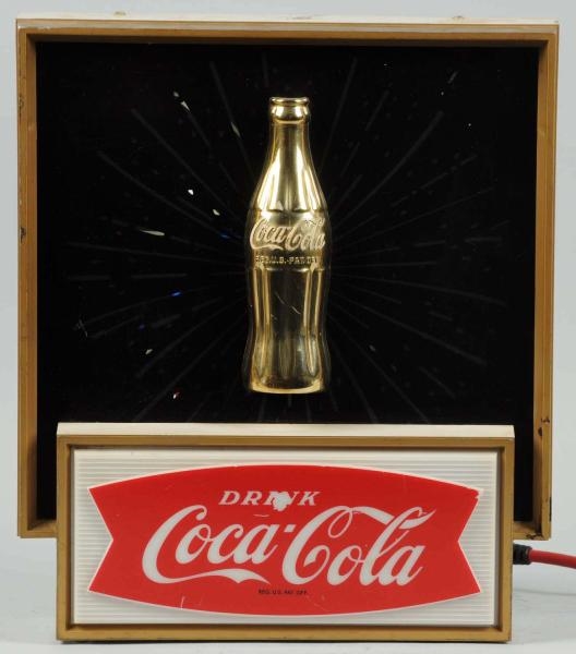 LATE 1950S COCA-COLA STARBURST LIGHTED SIGN.      