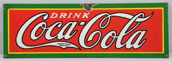 NESCO 1920S COCA-COLA PORCELAIN 5-COLOR SIGN.     