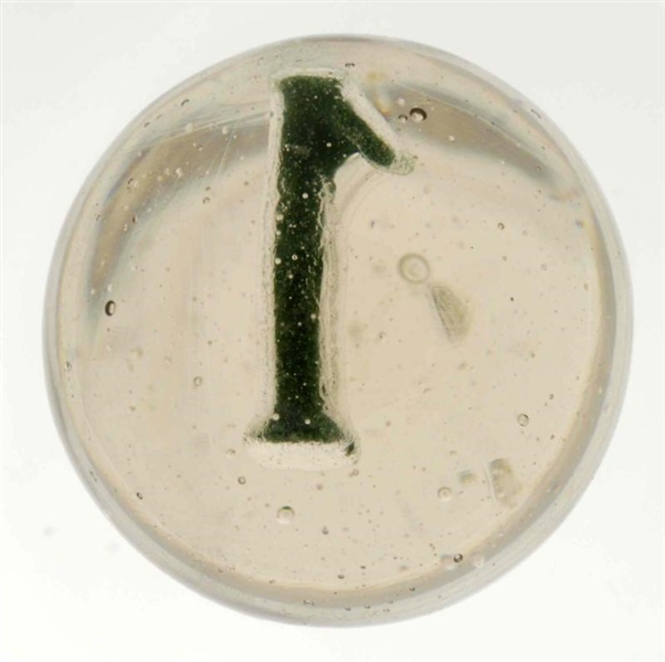 PAINTED GREEN NO. 1 SULPHIDE MARBLE.              