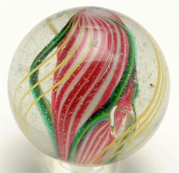 3-STAGE SOLID CORE SWIRL MARBLE.                  