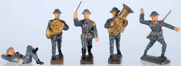 LOT OF 5: LINEOL 7.5CM PORTUGUESE SOLDIERS.       