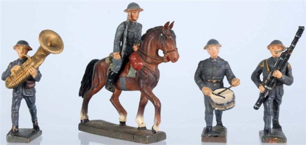 LINEOL 7.5CM PORTUGUESE MOUNTED & BAND FIGURES.   