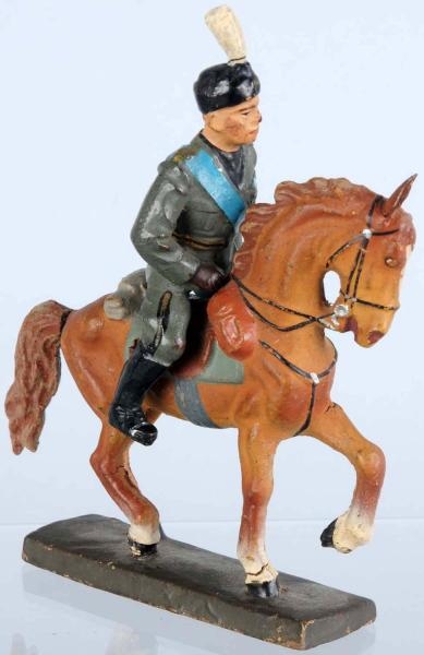 LINEOL 7.5CM MUSSOLINI ON HORSE.                  