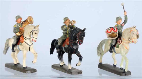 LINEOL GERMAN ARMY MOUNTED MUSICIANS.             