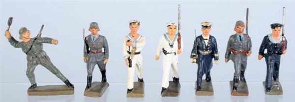 LINEOL 4CM NAVY & LUFTWAFFE SOLDIERS.             