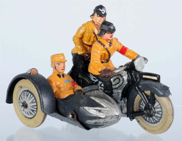 LINEOL SA MOTORCYCLE WITH SIDECAR.                