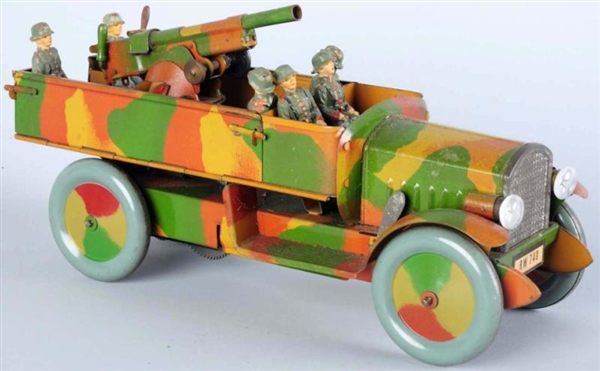 EARLY HAUSSER ANTI-AIRCRAFT TRUCK.                
