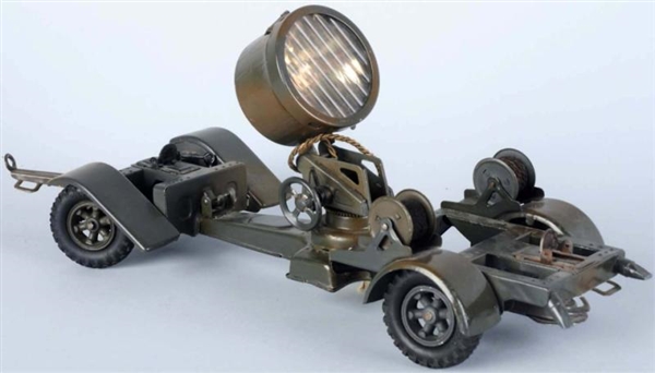 LINEOL SEARCHLIGHT WITH REMOVABLE WHEELS.         