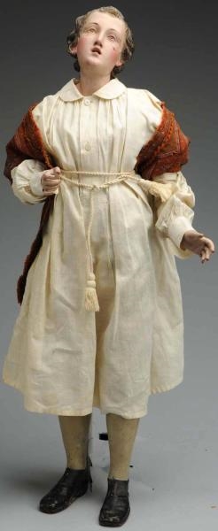REMARKABLE EARLY NEAPOLITAN CRÉCHE DOLL.          