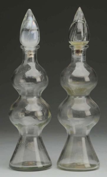 LOT OF 2: EARLY APOTHECARY JARS.                  