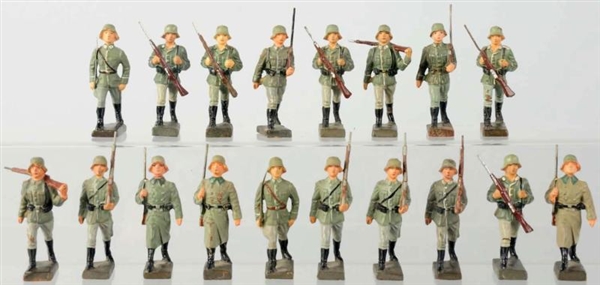 LINEOL 7CM GERMAN ARMY MARCHING GROUP.            