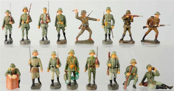 MIXED LOT OF GERMAN ARMY TROOPS.                  