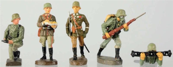 ELASTOLIN GERMAN ARMY SOLDIERS.                   