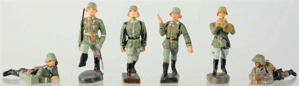 LINEOL & ELASTOLIN GERMAN SOLDIERS.               