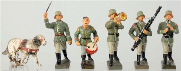 LINEOL 7.5CM GERMAN ARMY MARCHING BAND.           