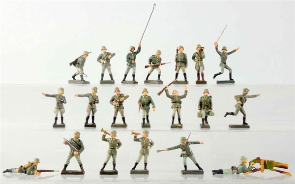 LINEOL 7.5CM GERMAN ARMY SOLDIERS.                
