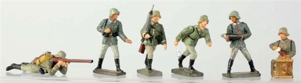 LINEOL 7.5CM GERMAN & OTHER TOY SOLDIERS.         