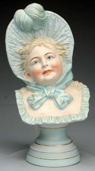 LOVELY BISQUE CHILD BUST.                         