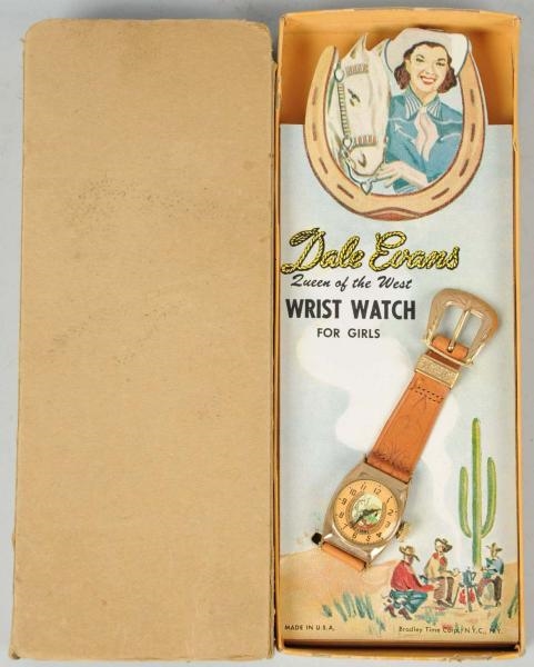 DALE EVANS QUEEN OF THE WEST GIRLS WRIST WATCH.  