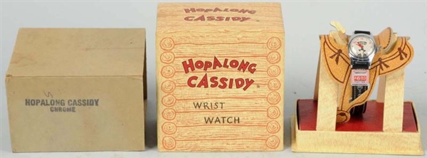 HOPALONG CASSIDY COWBOY CHARACTER WRIST WATCH.    