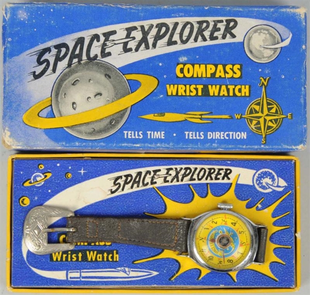 SPACE EXPLORER CHARACTER COMPASS WRIST WATCH.     