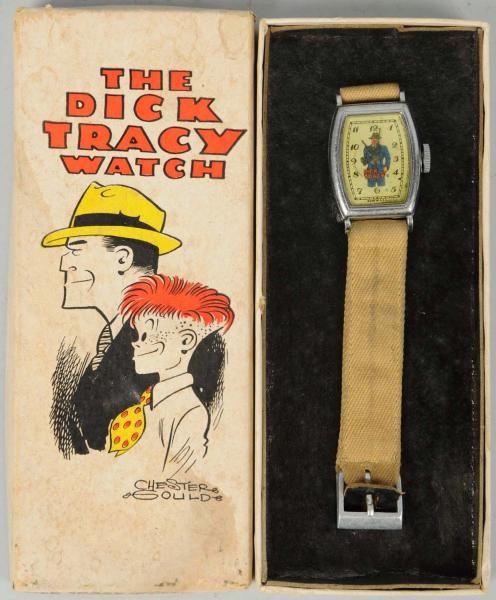 DICK TRACY CHARACTER WRIST WATCH.                 