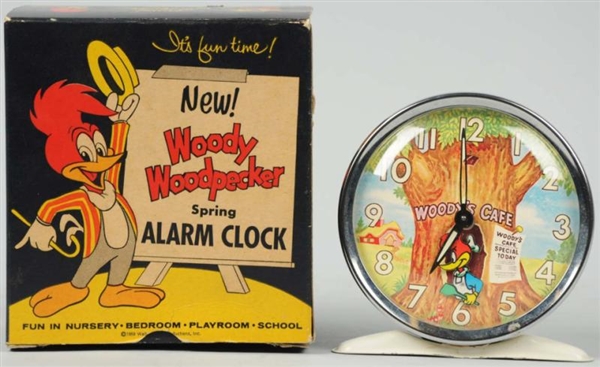 WOODY WOODPECKER CHARACTER ALARM CLOCK.           