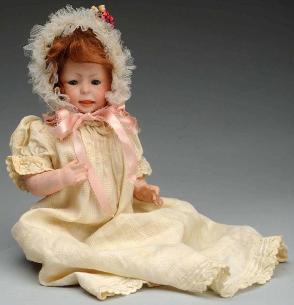 SMILING S & H CHARACTER BABY DOLL.                
