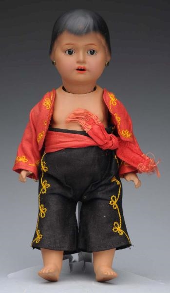 GERMAN BISQUE CHARACTER DOLL.                     