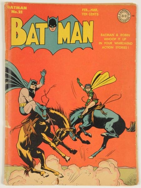 1944 BATMAN #21 COMIC BOOK.                       