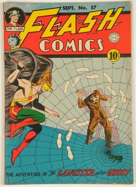 1944 FLASH COMICS #57 COMIC BOOK.                 