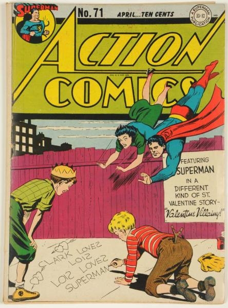 1944 ACTION COMICS #71 COMIC BOOK.                