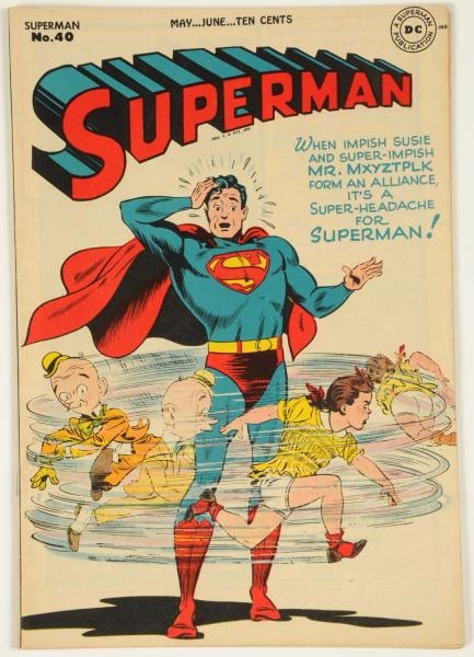 1946 SUPERMAN #40 COMIC BOOK.                     