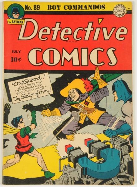 1944 DETECTIVE COMICS #89 COMIC BOOK.             