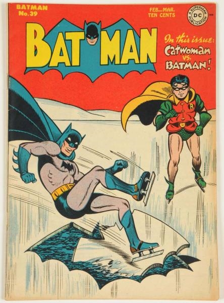 1947 BATMAN #39 COMIC BOOK.                       
