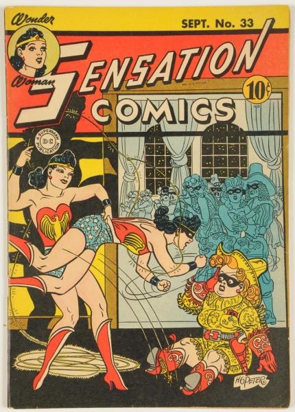 1944 SENSATION #33 COMIC BOOK.                    