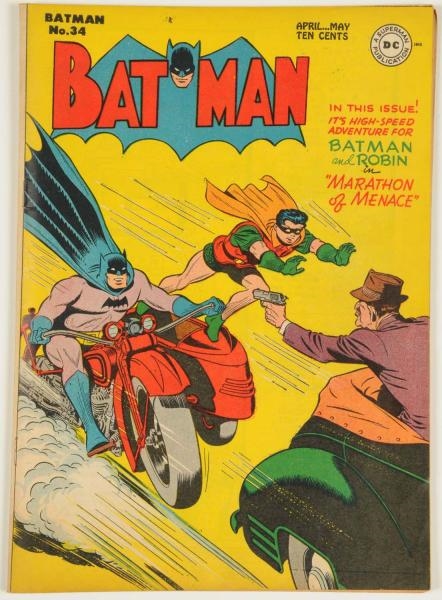 1946 BATMAN #34 COMIC BOOK.                       
