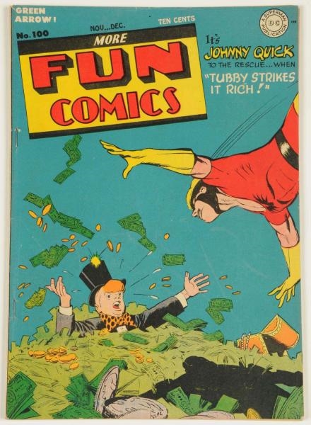 1944 MORE FUN COMICS #100 COMIC BOOK.             