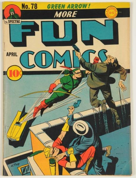 1942 MORE FUN COMICS #78 COMIC BOOK.              