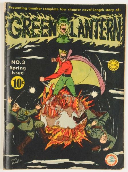1942 GREEN LANTERN #3 COMIC BOOK.                 