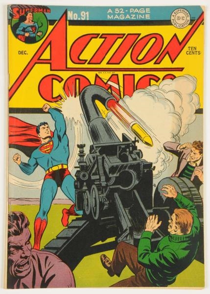 1945 ACTION COMICS #91 COMIC BOOK.                