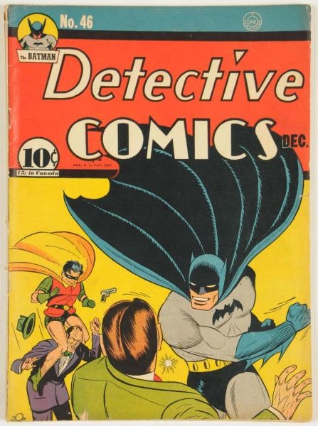 1940 DETECTIVE COMICS #46 COMIC BOOK.             